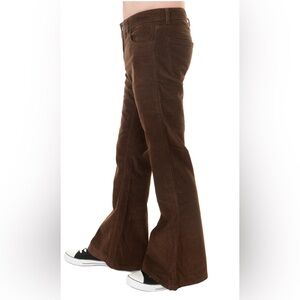 Run & Fly Brown Flared Retro 70s Corduroy Pants
Size 36